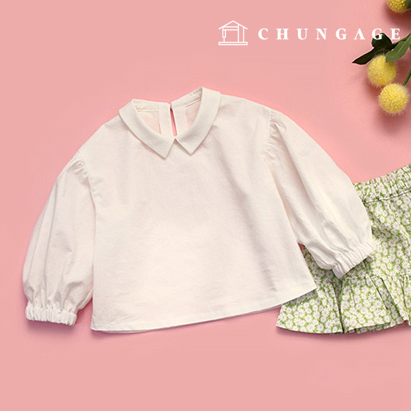 Clothes Pattern Children's Blouse Color Blouse Simple Blouse P1612