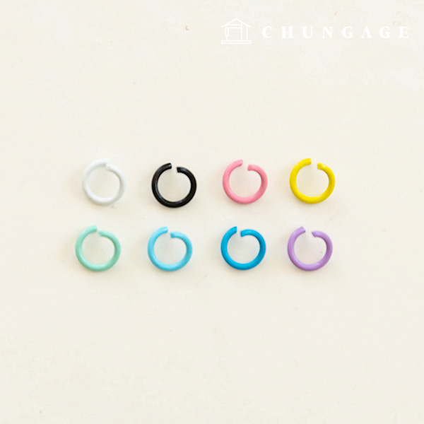 Color Oring Large-capacity Key Ring Connecting Ring Color Coating 100 Piece Oring 8 Types