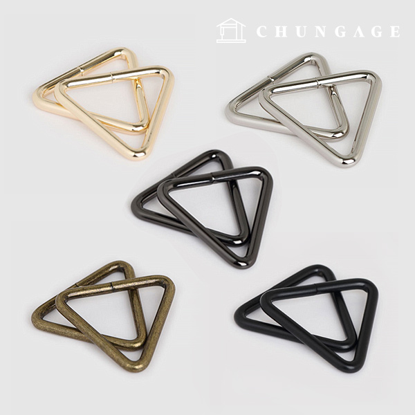 Triangular Ring Bag Accessories Bag Strap Link Basic 32mm 5 Types