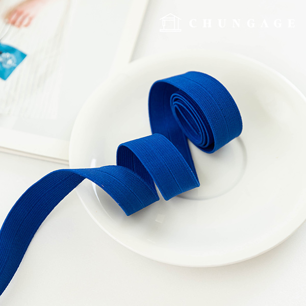 Double Direct Band Span Bias Rubber Band Rubber Band 20mm Blue