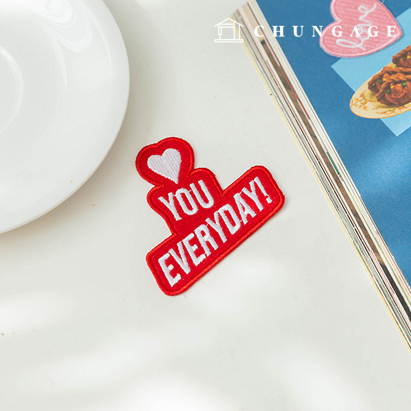 Adhesive Waffle Love U Everyday Lettering Wappen Pen 168