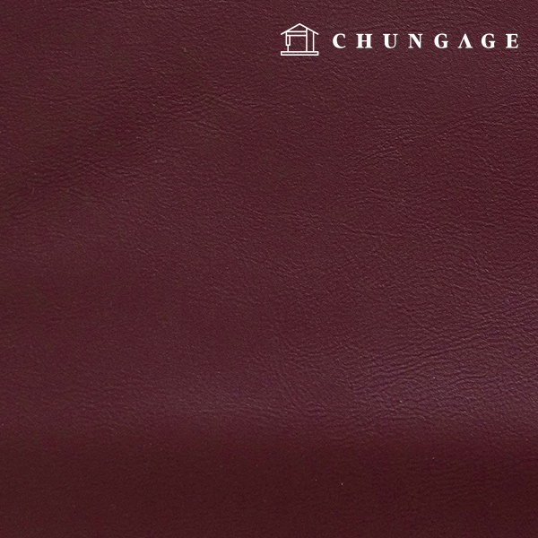 Artificial leather fabric Plain leather material Eco-friendly synthetic leather Waterproof cloth Simple leather Deep burgundy Hanma