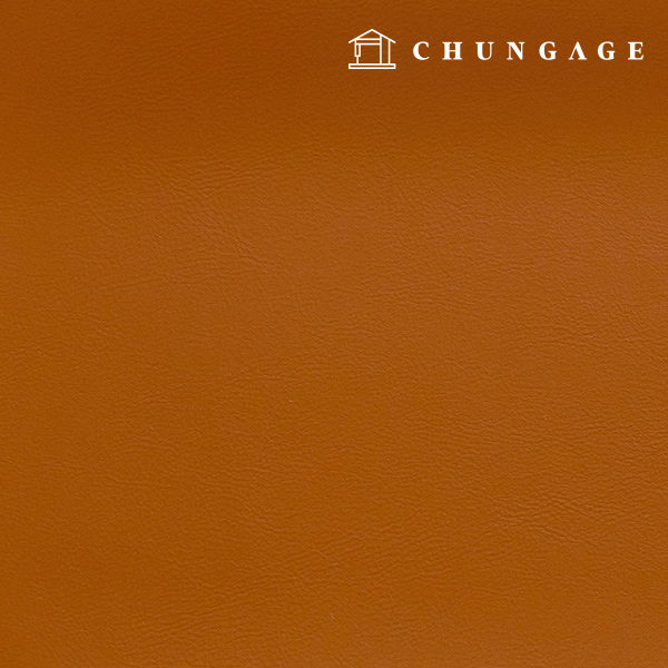 Artificial leather fabric Plain leather material Eco-friendly synthetic leather Waterproof cloth Simple leather Orange Brown Hanma