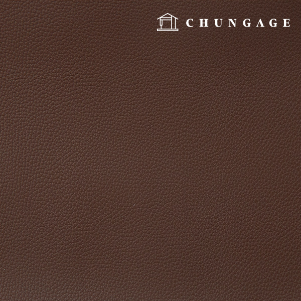 Artificial leather fabric, embossed leather material, eco-friendly synthetic leather, waterproof fabric, off-leather, dark chocolate, Hanma