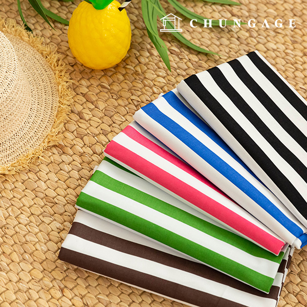 Oxford fabric 20 count cotton fabric Marine Stripe 5 types