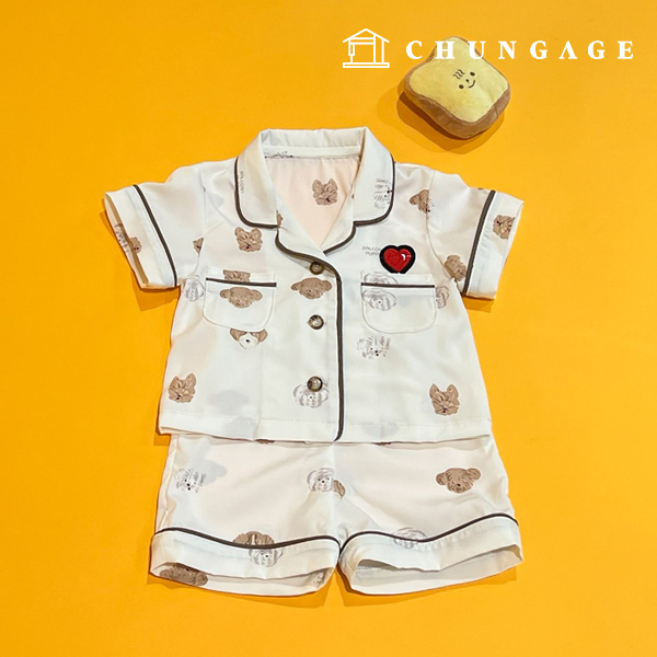 Clothes Pattern Children Pajamas Set P1712