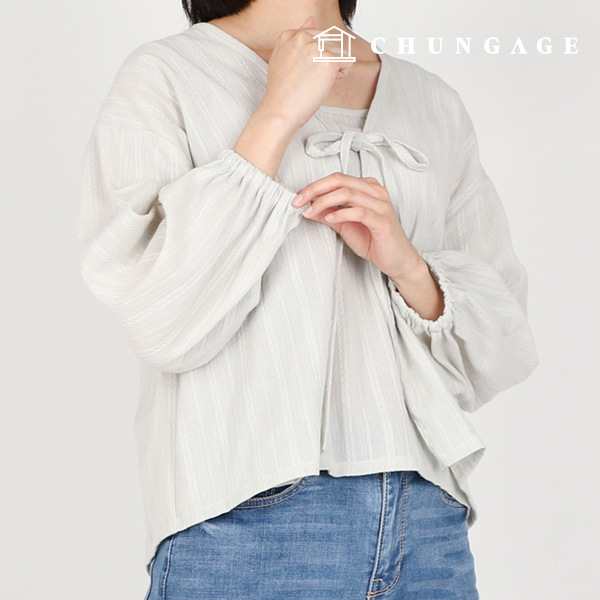 Clothes Pattern Female Sleeveless shirts&Cardigan Set P1711