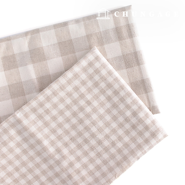 Waterproof Cloth Laminate Waterproof Fabric Non-toxic TPU Melange Linen Wide Width Widney Check 2 Types