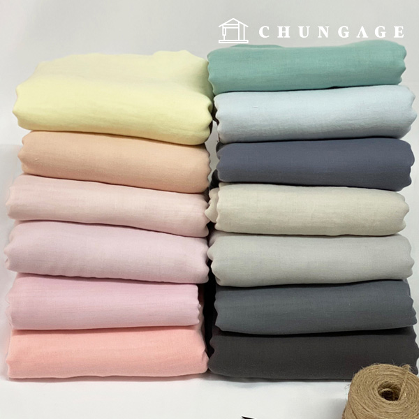 13 types of gauze fabric cotton double gauze bio-washing Plain Fabric