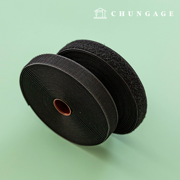 Velcro Tape for Velcro Velcro Sewing Black 25mm 10yard Roll