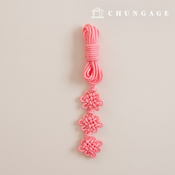 Traditional Knot 3 Tier Chrysanthemum Knot 02 Pink