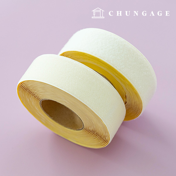 Velcro Velcro Double Sided Velcro Tape Adhesive White 50mm 10yard Roll