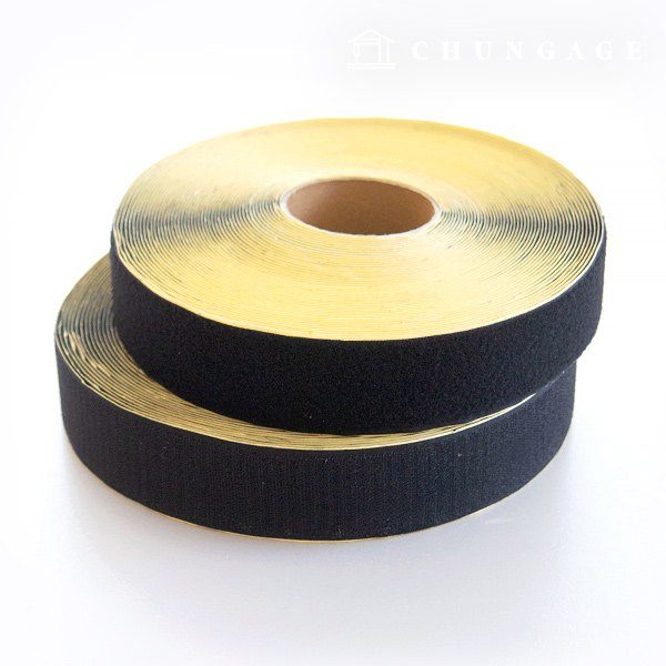 Velcro Velcro Double Sided Velcro Tape Adhesive Black 50mm 25yard Roll