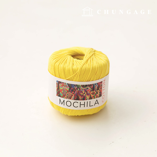 Mochila Yarn Cotton Cotton Yarn Crochet Yarn Yarn Lemon 003