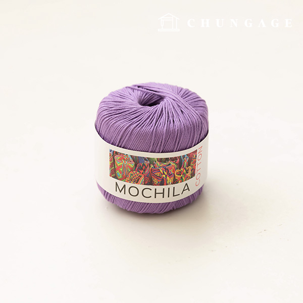 Mochila Yarn Cotton Cotton Yarn Crochet Yarn Yarn Lavender 014