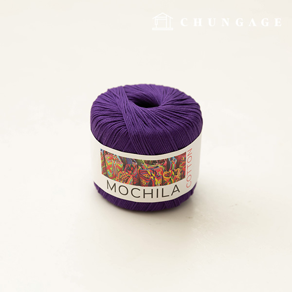Mochila Yarn Cotton Cotton Yarn Crochet Yarn Yarn Purple 015