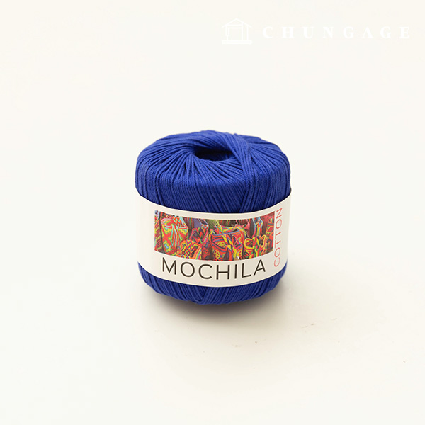 Mochila Yarn Cotton Cotton Yarn Crochet Yarn Yarn Cobalt 018