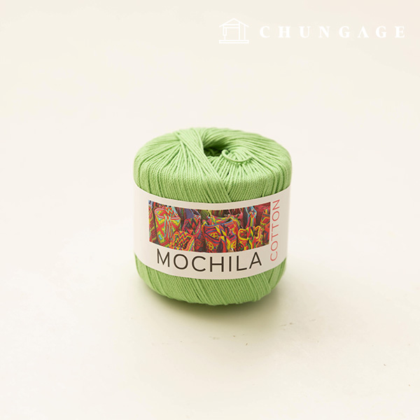 Mochila yarn, cotton yarn, crochet yarn, yarn, baby green 029