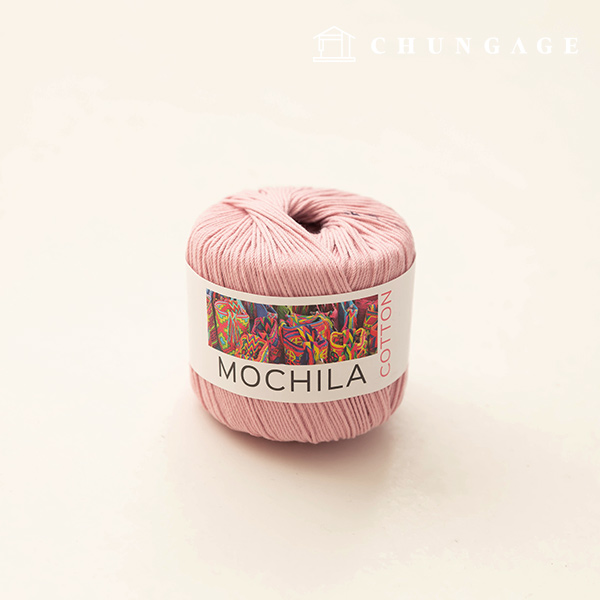 Mochila yarn, cotton yarn, crochet yarn, yarn, indie pink 043