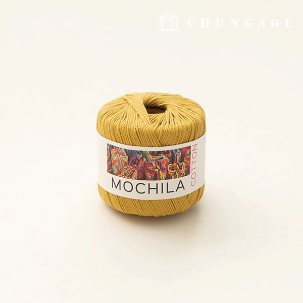 Mochila Yarn Cotton Cotton Yarn Crochet Yarn Yarn Mustard 046