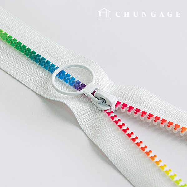 Rainbow Zipper No. 5 60cm White 60007