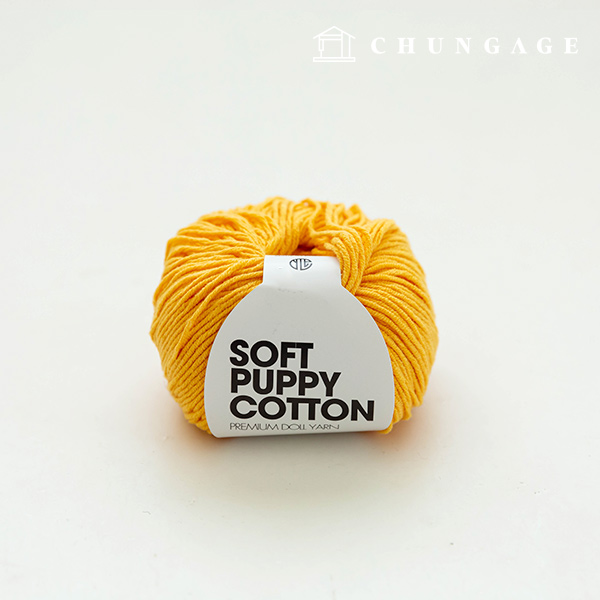 Soft Puppy Knitting Yarn Cotton Yarn Yarn Puppy Yarn Marigold 003