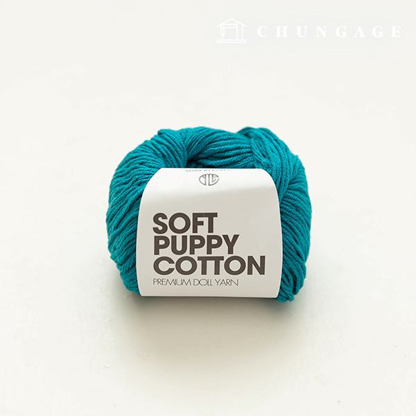 Soft Puppy Knitting Yarn Cotton Yarn Yarn Puppy Yarn Türkiye Blue 033