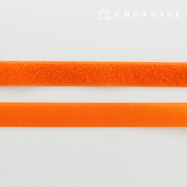 Velcro sticky 25mm sewing velcro tape 1 yard double sided set Fluorescent orange