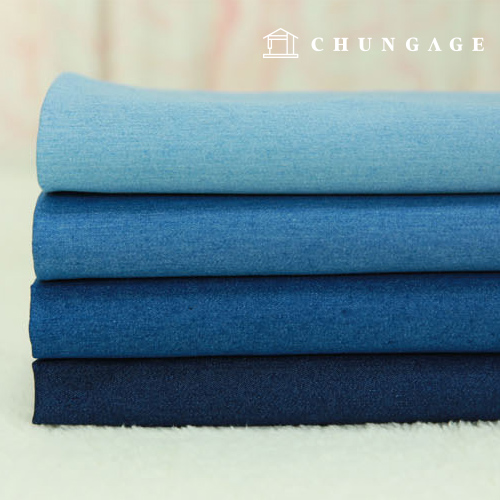 Denim fabric Jeans fabric Wide Width Plain Fabric Washing Classic 4 types of blue