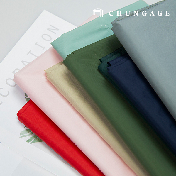 Waterproof Cloth Taffeta Waterproof Fabric UVcoating 210T Plain Wide Width Tracking 8 Types