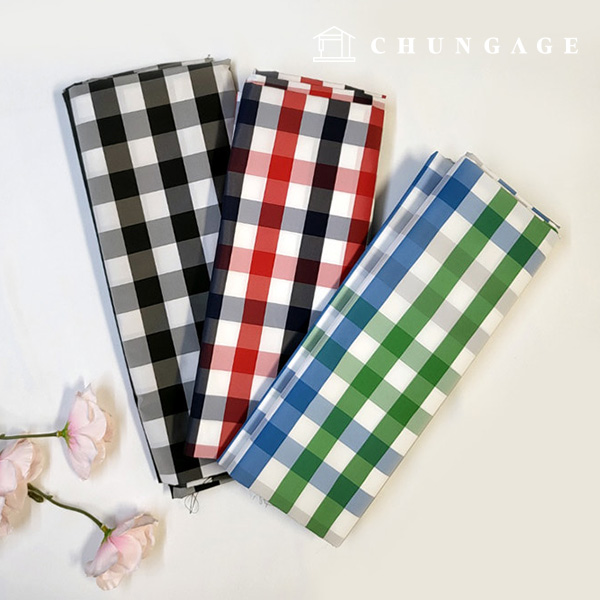 Check Fabric Poly Memory Clothing Cloth Wide Width Classic Check 3 Types