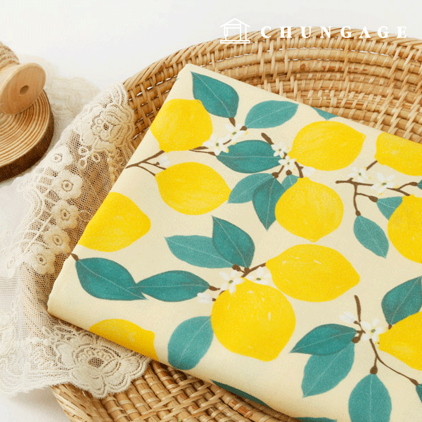 Eco-friendly antibacterial anti-inflammatory fabric E-DTP cotton20 count humming lemon tree