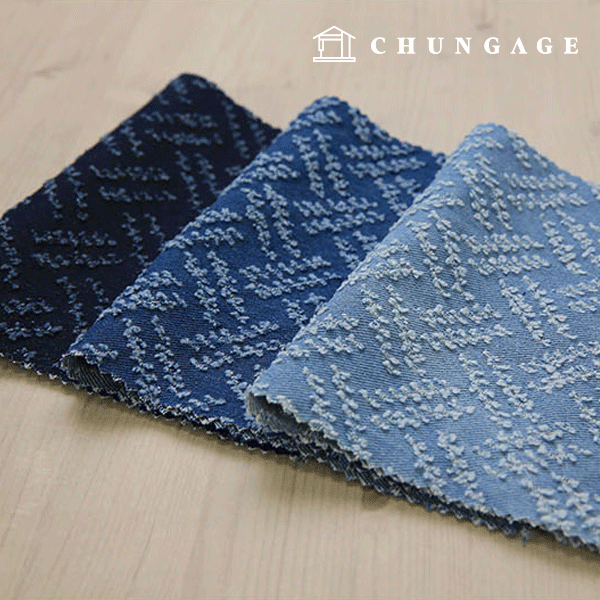 10 count extra wide jacquard denim weaving pattern 3 types of cotton fabric
