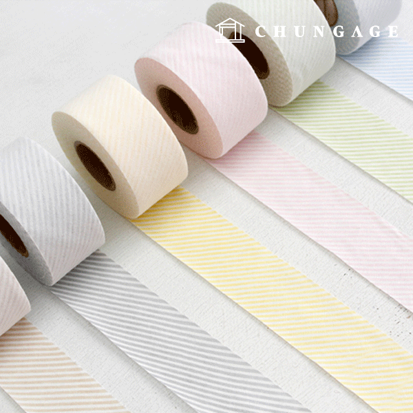 Cotton Bias Single Dymaru Sweet Stripe 6 Types