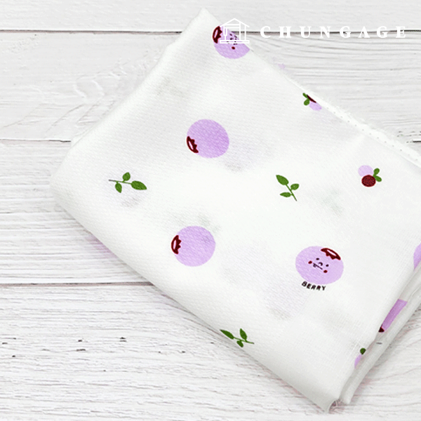 Cotton handkerchief cut paper non-fluorescent berry berry