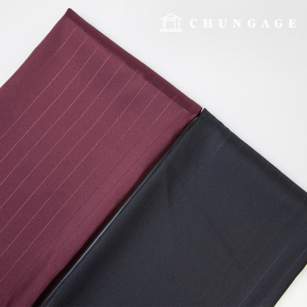 2 types of poly fabric high elasticity anti-static lining stripe fabric