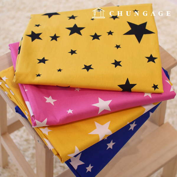 cotton fabric cotton20 count fabric colorful star 4 types