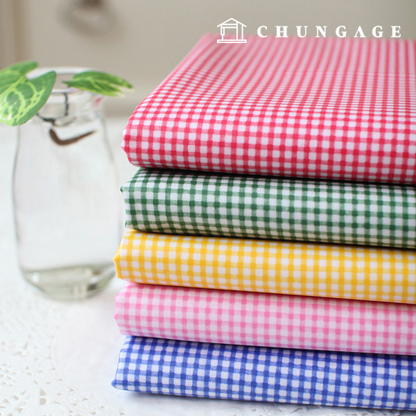 Waterproof Cloth Cotton Blend Fabric Laminate TPU Dandy Check 5 Types