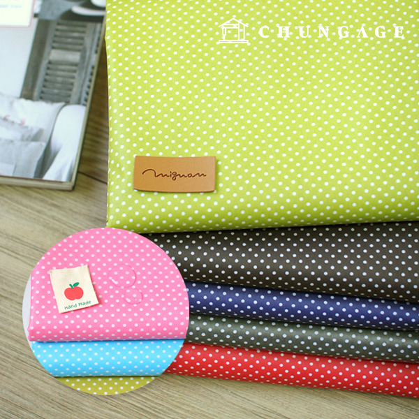 Waterproof Cloth Cotton blend fabric Laminate TPU 7 kinds of grain dots