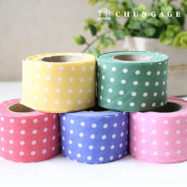 Roll Bias Tape Cotton Blend Dandy Dot 5 Types