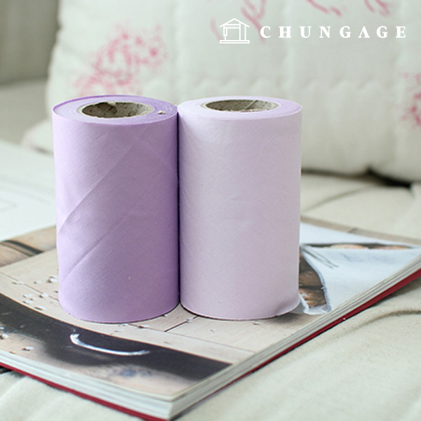 Roll bias tape twill 10cm bias lavender tone 2 types