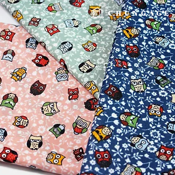 Waterproof Cloth PU Waterproof Fabric 150D Duspo Wide Width Owl 3 Types