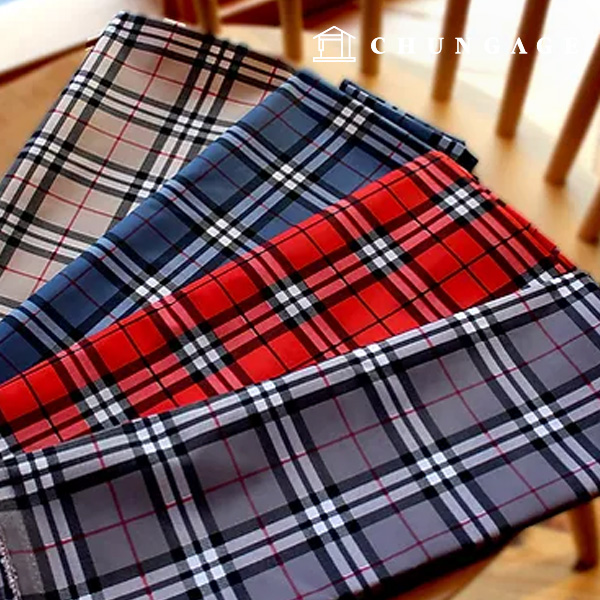 Waterproof Cloth PU Waterproof Fabric 150D Duspo Wide Width Check 3 types