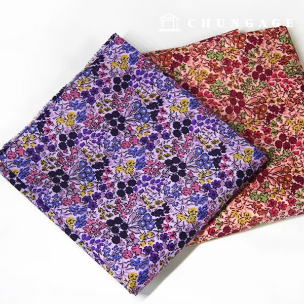 Waterproof Cloth PU Waterproof Fabric 150D Duspo Wide Width Wild Flower 2 Types