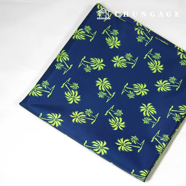 Waterproof Cloth Taffeta Pigment Waterproof Fabric 210T Wide Width Palm Tree 608