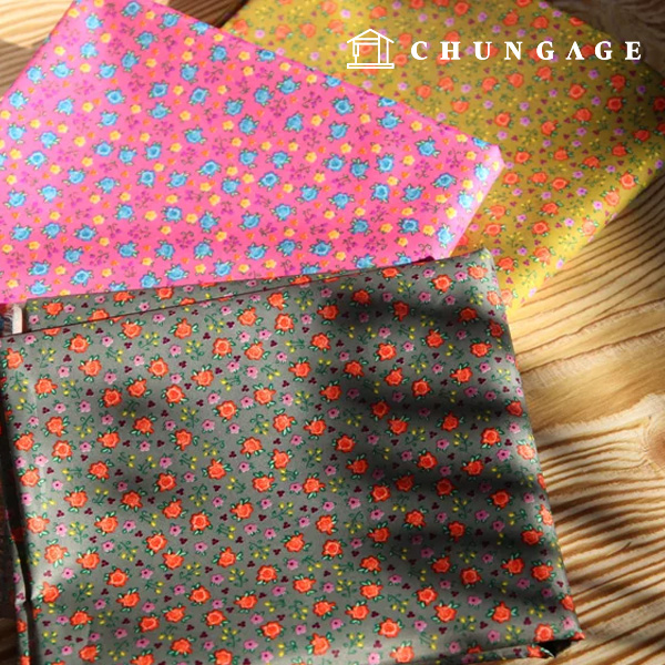 Waterproof Cloth Taffeta Pigment Waterproof Fabric 210T Wide Width Tiny Rose 3 types