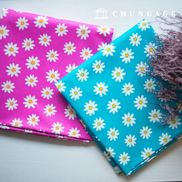Waterproof Cloth Taffeta Pigment Waterproof Fabric 210T Wide Width Wild Chrysanthemum 2 Types