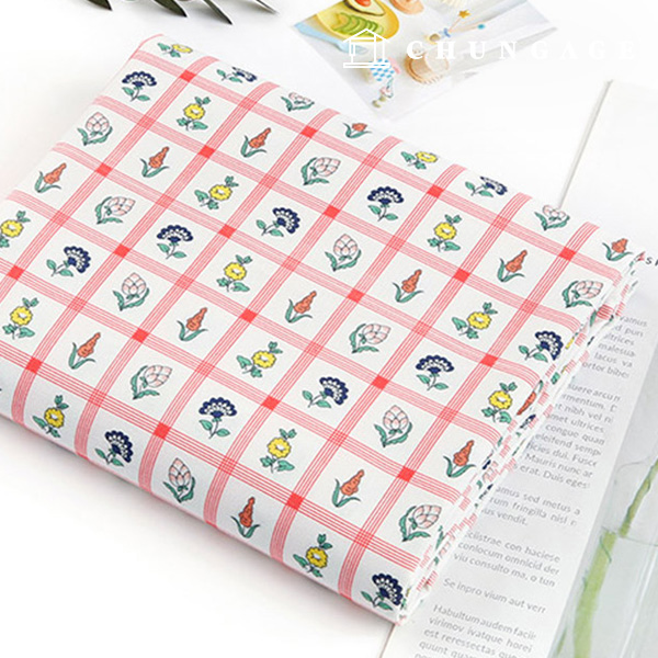 Eco-friendly antibacterial and anti-inflammatory fabric E-DTP cotton20 count flower inner drawer