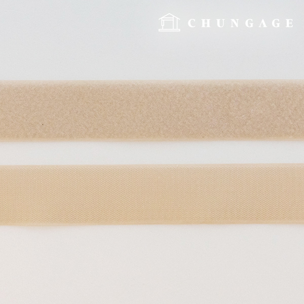 Velcro Sticker 50mm Sewing Velcro Tape 1yard Double Sided Set Beige