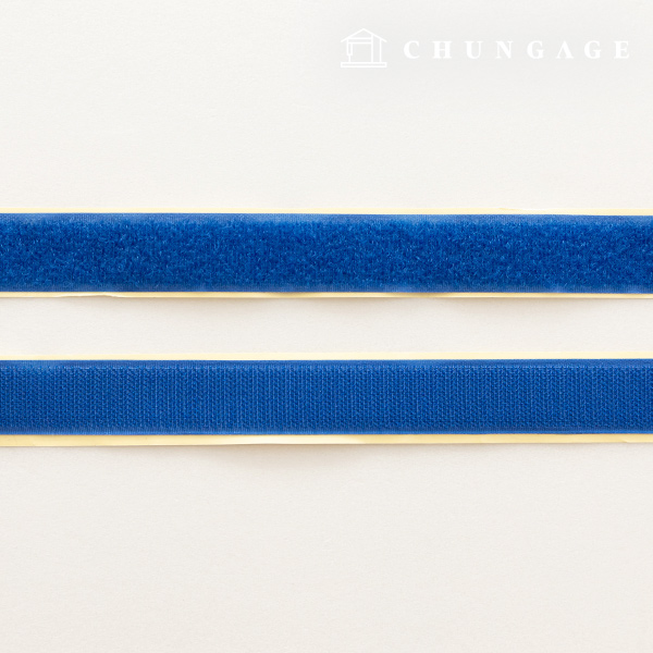 Velcro Sticker 25mm Adhesive Velcro Tape 1yard Double Sided Set Cobalt Blue